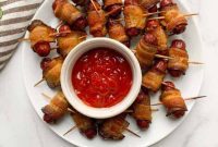 Whole30 Crispy Bacon-Wrapped Smokies