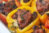 Delicious Whole30 Paleo Taco Stuffed Peppers