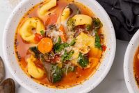 Soulful Tortellini Soup