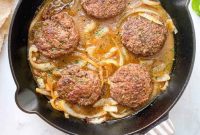 Classic Whole30 Salisbury Steak