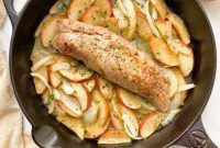 Caramelized Apple and Onion Pork Tenderloin Whole30