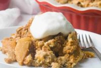 Paleo Grain Free Apple Crisp with Crunchy Granola