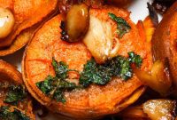 Crispy Smashed Sweet Potatoes