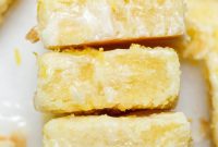 Zesty Lemon Brownie Bars