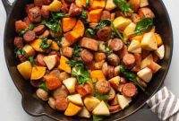Whole30 Sweet Potato Sausage Hash