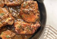 Whole30 Sticky Balsamic Pork Chops