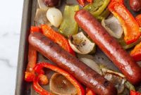 Flavorful Whole30 Sausage with Peppers and Onions