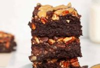 Irresistible Paleo Caramel Pecan Brownies