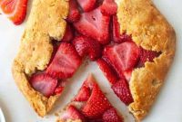Rustic Gluten Free Strawberry Galette