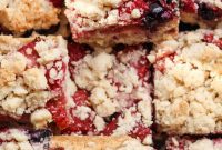 Irresistible Strawberry Crumble Bars