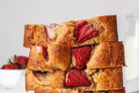 Paleo Strawberry Banana Loaf