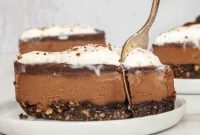 Decadent Paleo Vegan Chocolate Cheesecake