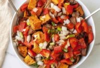 Vibrant Whole30 Southwestern Sweet Potato Salad