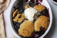Luscious Paleo Vegan Berry Cobbler