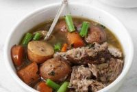 Wholesome Whole30 Pork and Garden Vegetable Soup