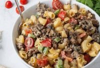 Southwest Paleo Taco Pasta Salad