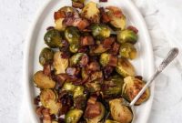Roasted Paleo Maple Bacon Brussels Sprouts