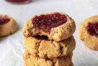 Heavenly Vegan Almond Thumbprint Cookies