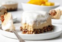 Tropical Raw No-Bake Vegan Mango Cheesecake