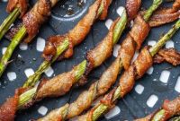 Air Fried Keto Bacon Asparagus Bundles
