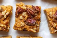 Golden Sweet Potato Blondies Gluten Free