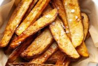 Healthy Whole30 French Fries Baked or Air-Fried
