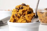 No-Bake Pumpkin Cookie Dough