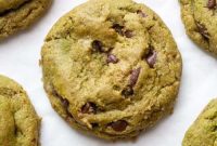 Vibrant Matcha Chocolate Chip Cookies