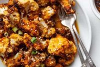 Sticky Whole30 Paleo Teriyaki Cauliflower