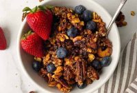 Spiced Paleo Gingerbread Granola