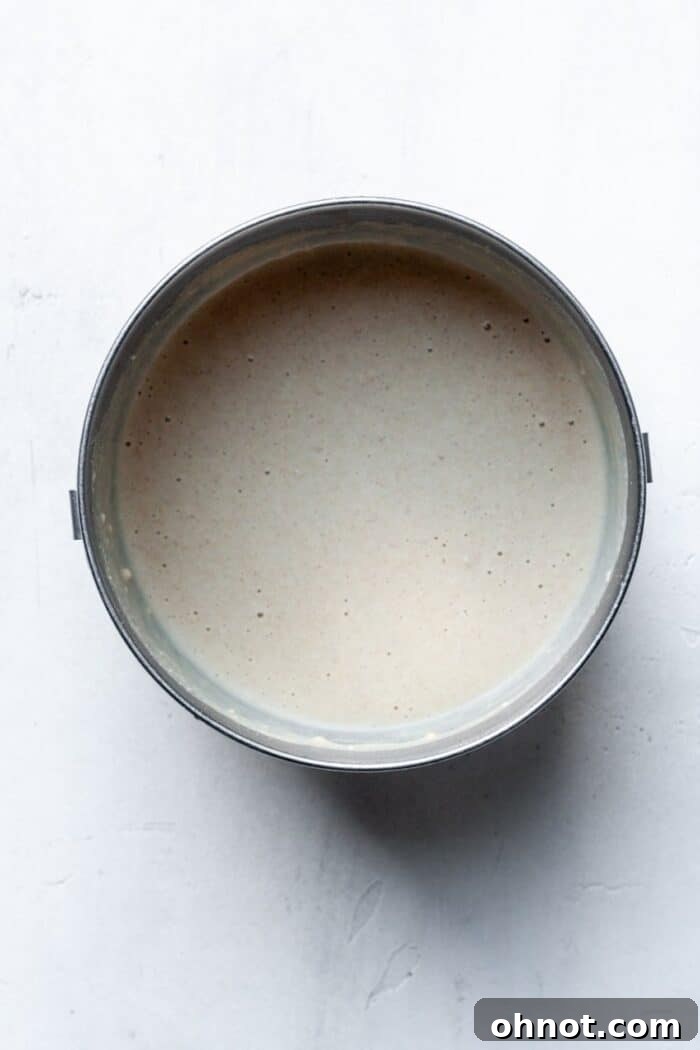 Bowl of pancake batter