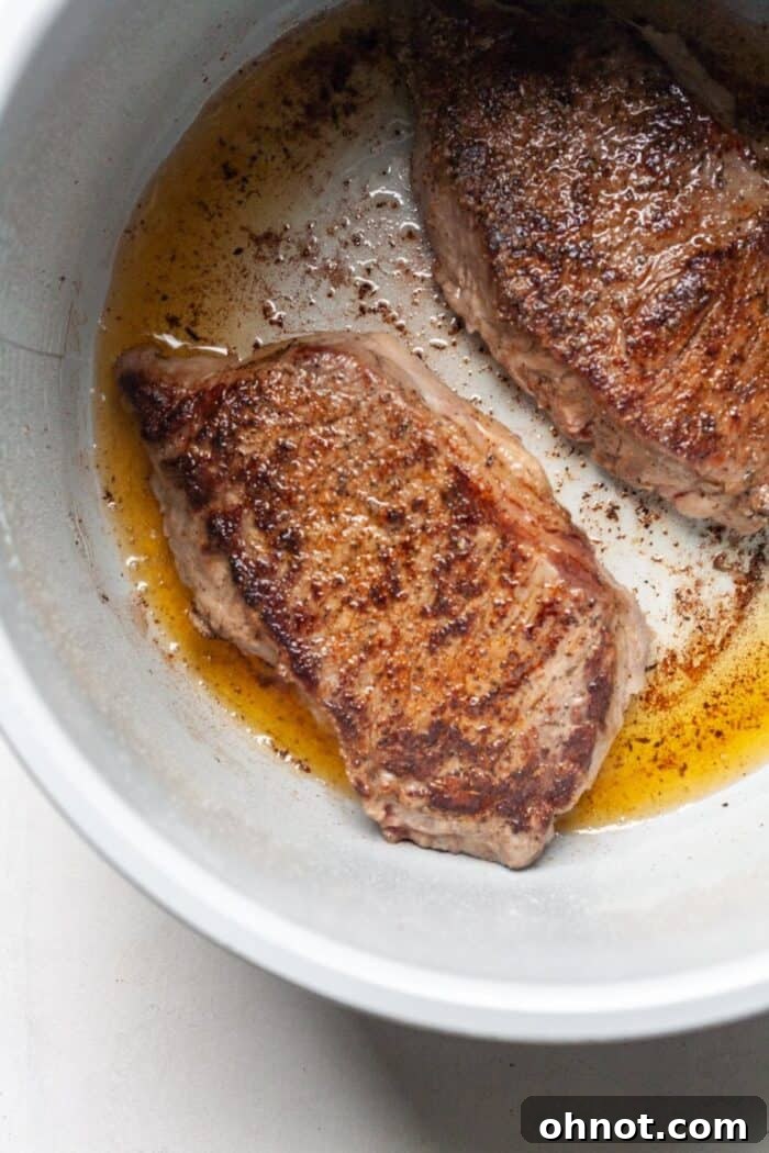 Pressure cooker sirloin steak