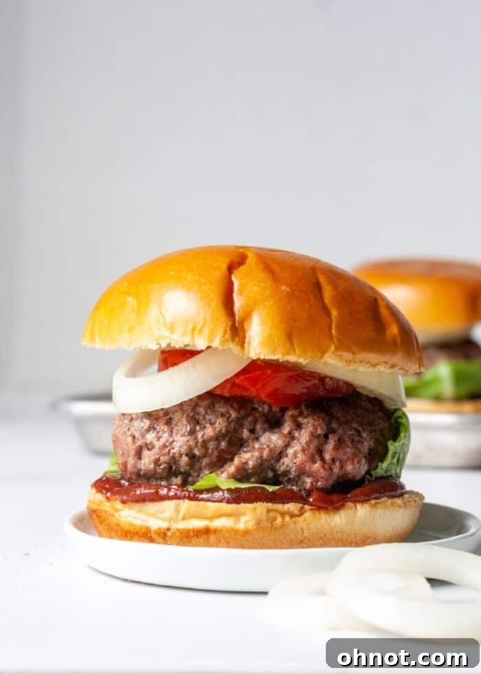 Juicy burgers with ground elk