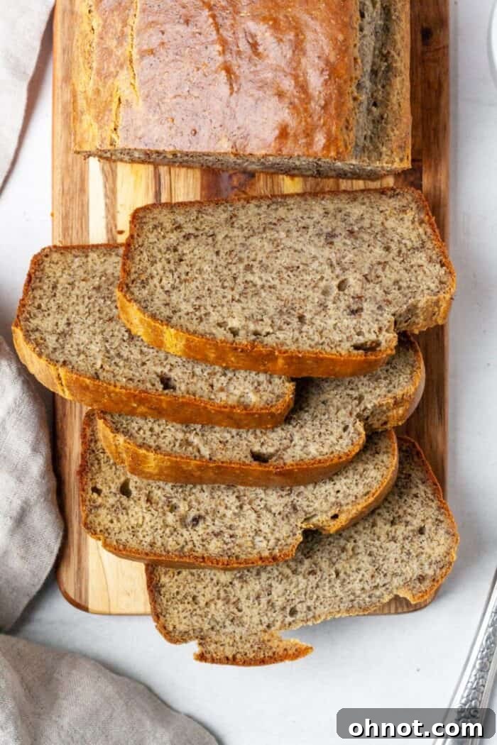 Sliced gluten free bread