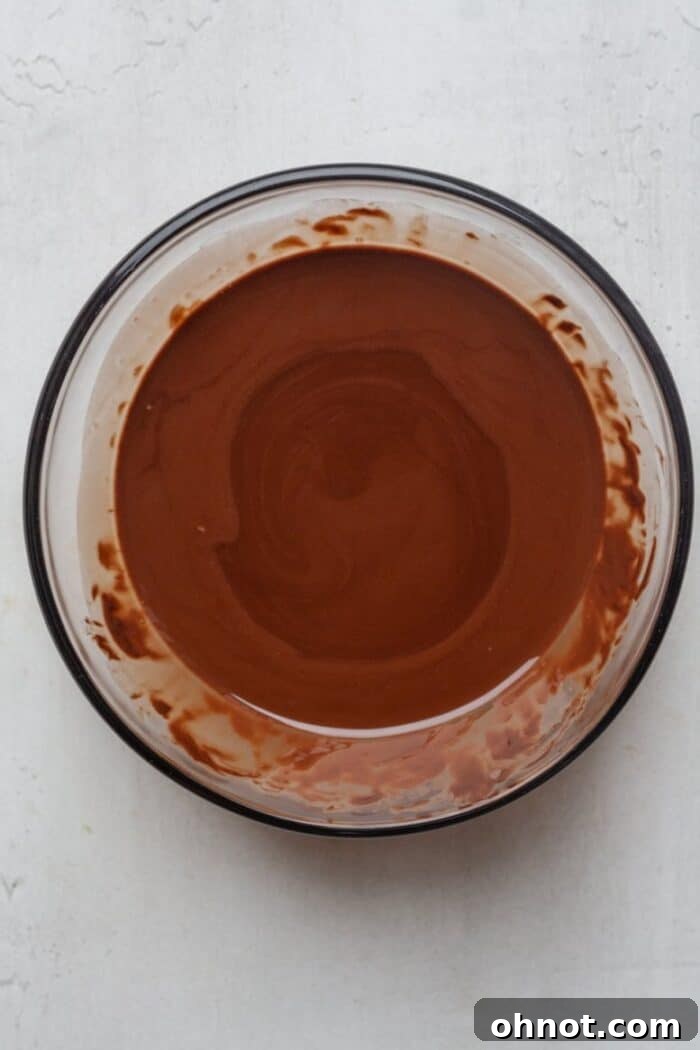 Melted Vegan dark chocolate