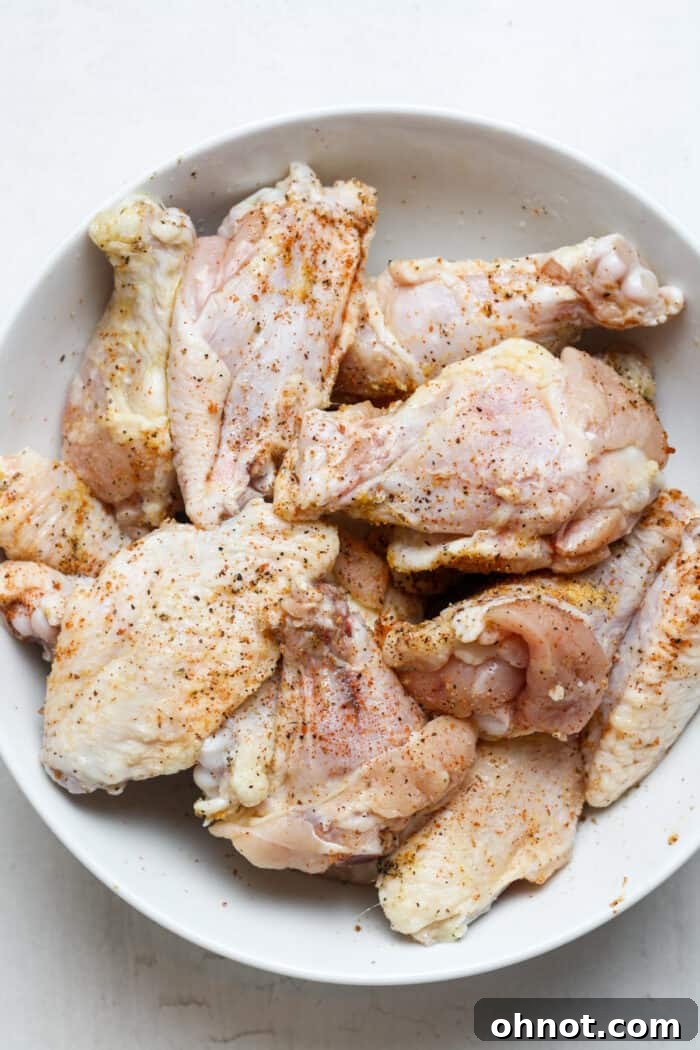 Seasoned chicken in bowl