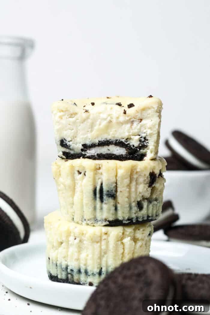 Oreo cheesecake cupcakes