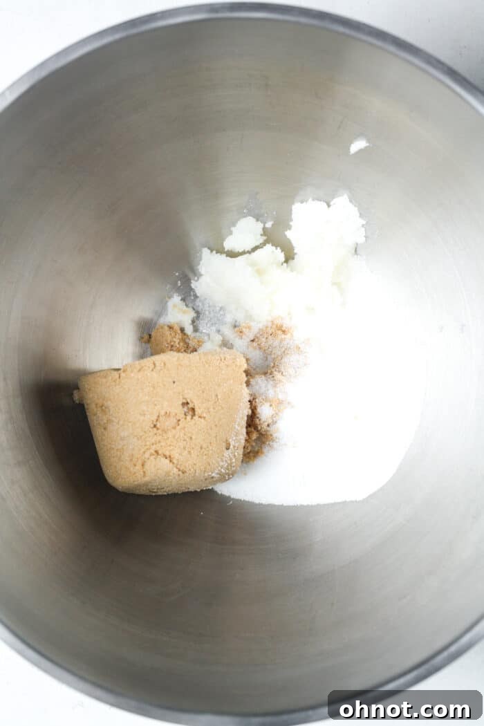Coconut oil and sugars in bowl