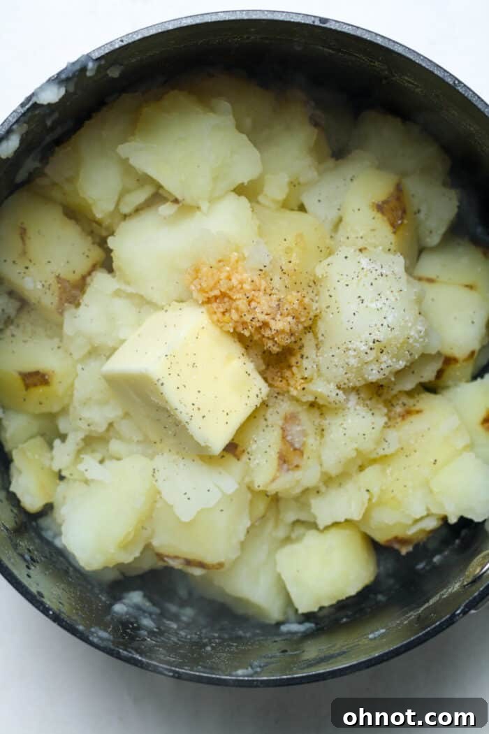 Saucepan with butter and veggies