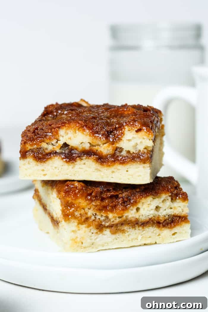 Delicious Vegan coffee cake with a generous cinnamon swirl topping, ready to be served for breakfast or brunch.