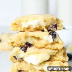 Blueberry cheesecake cookies