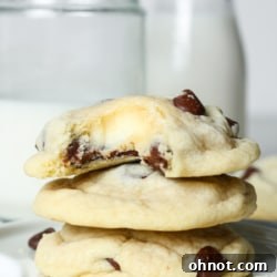 Chocolate chip cheesecake cookies