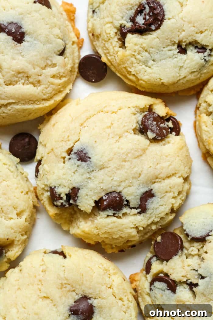 Keto chocolate chip cookies