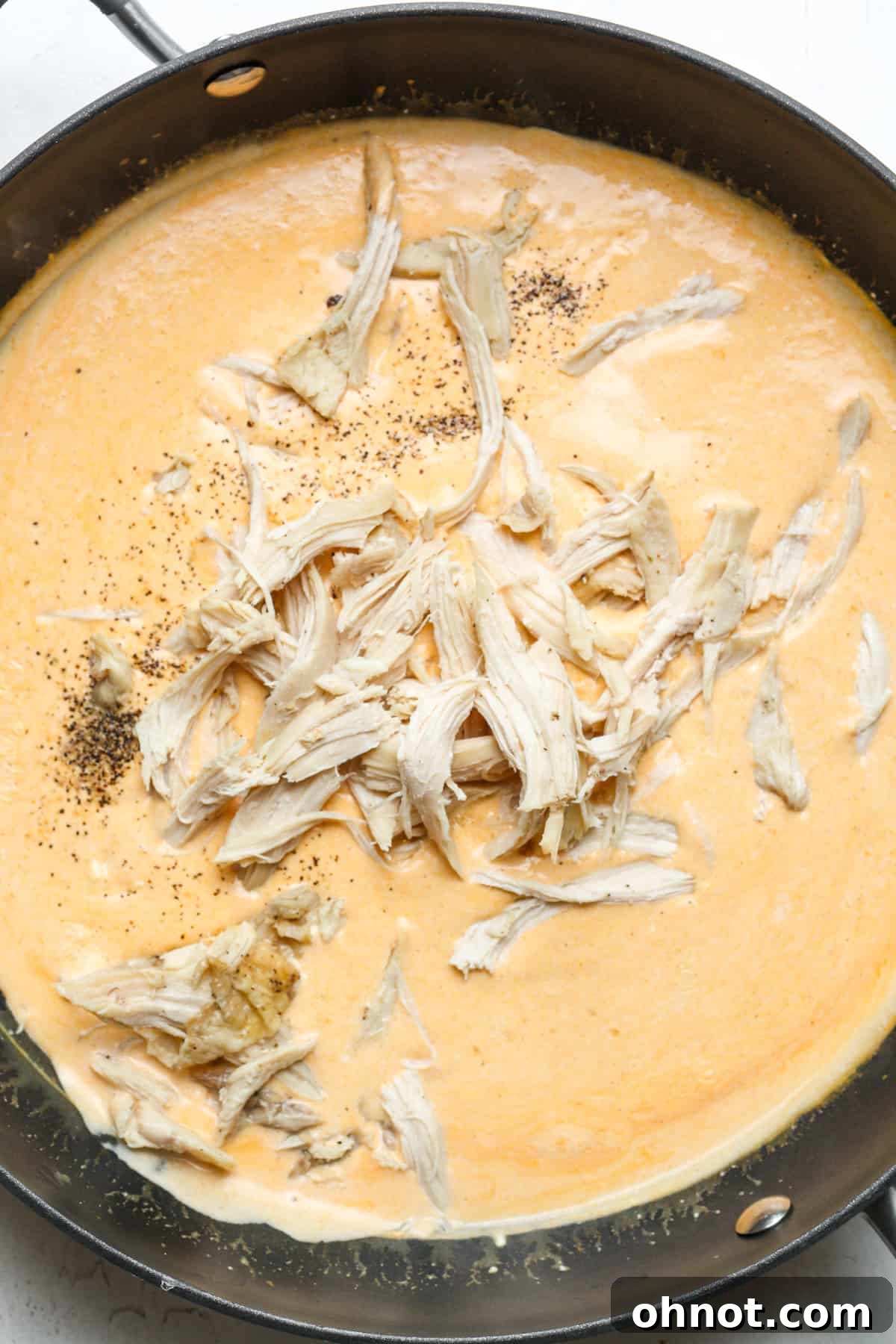 Creamy buffalo chicken sauce