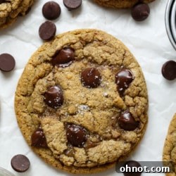 Coffee cookies with chocolate chips