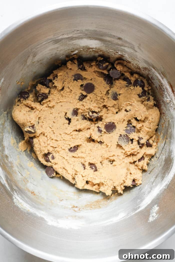 Chocolate chip espresso cooke dough