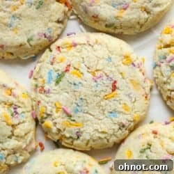 Sugar cookies with sprinkles