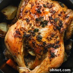 Dutch oven roasted chicken
