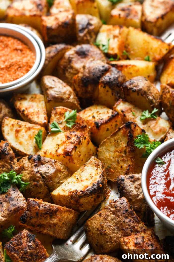 Mexican potatoes with a blend of spices