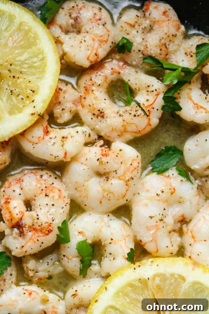 Shrimp with lemon